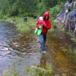 Karen og Kåre går på stien