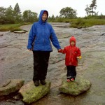 Mor og Ellen på medaljeskamlerne