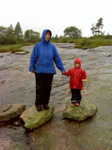 Mor og Ellen på medaljeskamlerne