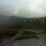 Det var lige deroppe vi var