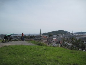 Udsigt over Kristiansand fra Baneheia