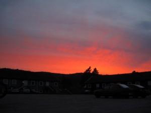 Det sidste vi så til solen på den ferie...