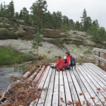Ved cachen - lige før skriget