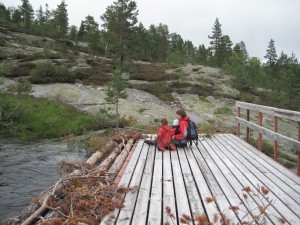 Ved cachen - lige før skriget