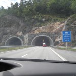 En af de mange tunneler