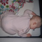 Karen måtte sove i rejsesengen