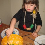 Resterne af blomkålssalaten - den skål blev slikket!