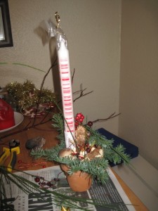 Ellens næsten-færdige dekoration