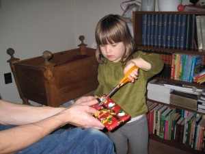 Ellen åbner kalendergaver