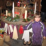 Ellen hjemme hos mormor og morfar