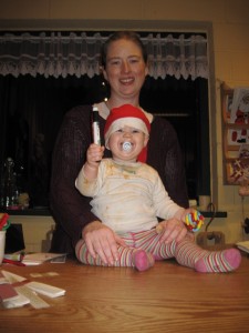 Så er der gøj på disken - hjemme hos mormor og morfar