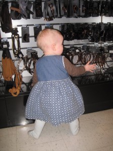 Karen på slap line i Kvickly