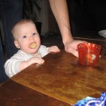 Morgenmad og den ene fyrfadsstage