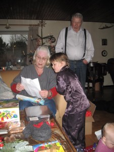 Ellens gave til mormor og morfar