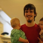 Kåre med Karen og Asta