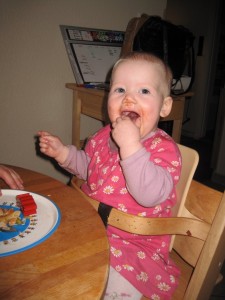 Aftensmad - med krokodillehoved på tallerkenen