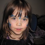 Hun fik lidt blå mærker i børnehaven