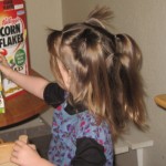 Fint hår og fineste kjole