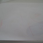 Ellen har tegnet til morfar