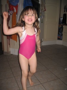 Ellen er glad for sin nye badedragt