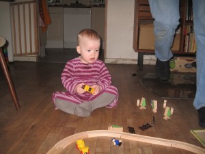 Karen synes Ellens nye tog er fint