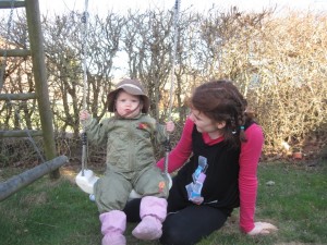 Christina gynger med Karen