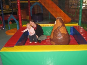 Et sjældent billede af mor og Karen