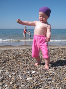 Uh - de er lidt sjove at gå på, sådan nogle sten.