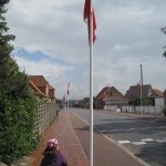 Flagalle i anledning af byfesten