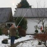 Morfar afprøver julegave