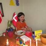 Nybagte boller med pålægschokolade