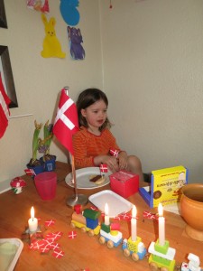 Nybagte boller med pålægschokolade