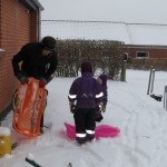 Cyklen må vente - men slæderne er klar