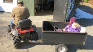 Og en lidt større traktor