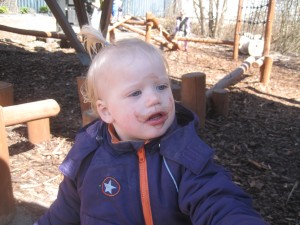 Hun har drukket milkshake...