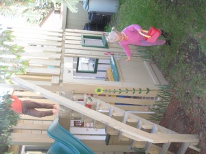 Legehuset i baghaven