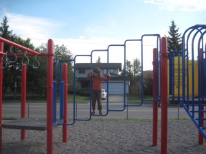 Legeplads lige om hjørnet