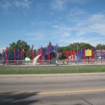 Hele legestativet på skolens legeplads