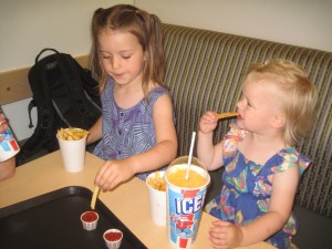 Frokost - ungerne kunne ikke fordrage Icee