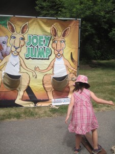 Træd på brættet og få ungen hjem i kænguruens pung