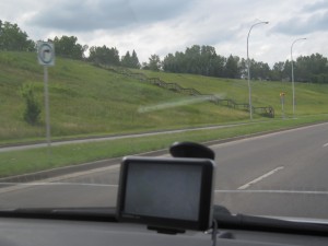 Noget af en trappe - mange løb op og ned på den