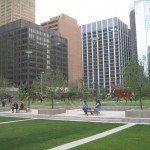 Park i midten af byen