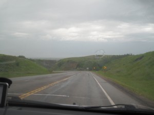 Så kører vi ned i kløften