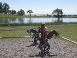 Gyngehest af brugte bildæk