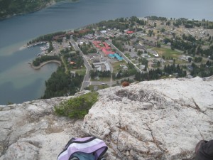 Waterton set lidt fra oven