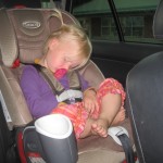 Karen sov fra at køre ind i USA