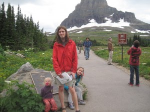 Med Reynolds Mountain i baggrunden