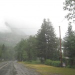 Bears Hump dækket af skyer